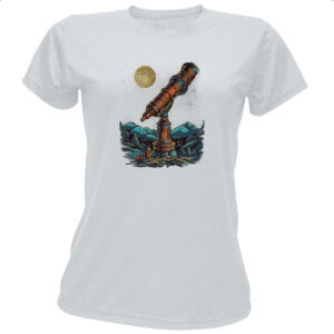 Camiseta Baby Look Vintage Telescopio