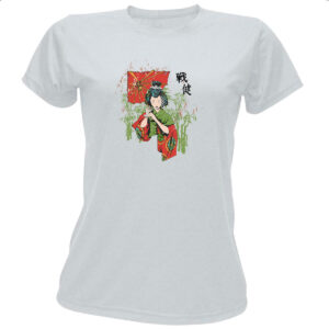 Camiseta Baby Look Geisha Japao Diva