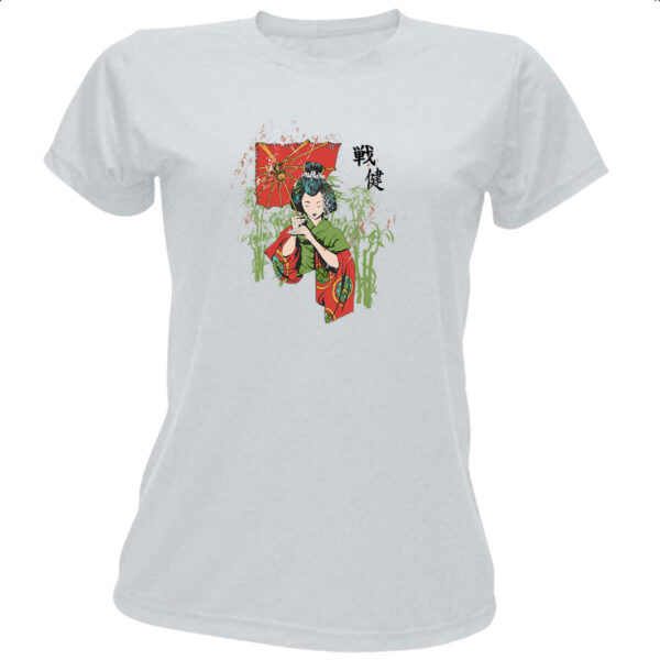 Camiseta Baby Look Geisha Japao Diva