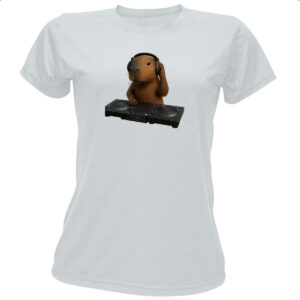 Camiseta Baby Look Capivara DJ