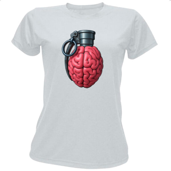 Camiseta Baby Look Cerebro granada