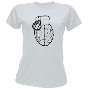 Camiseta Baby Look Cerebro granada PB
