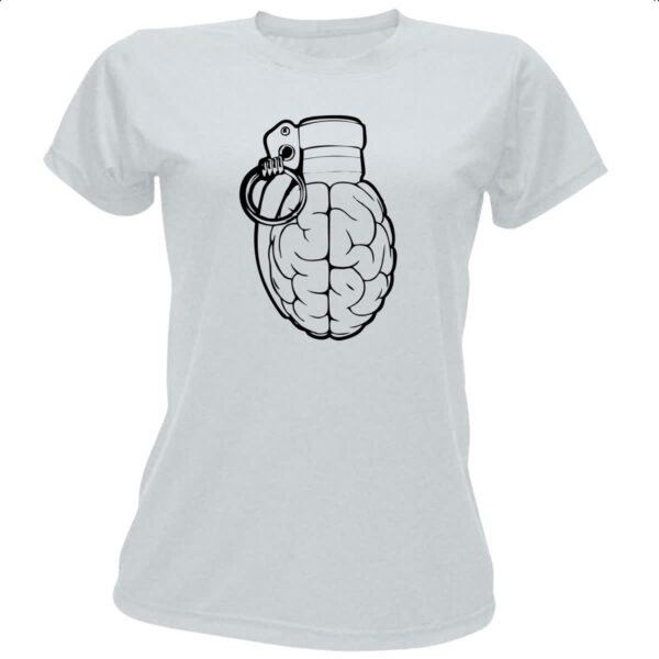 Camiseta Baby Look Cerebro granada PB