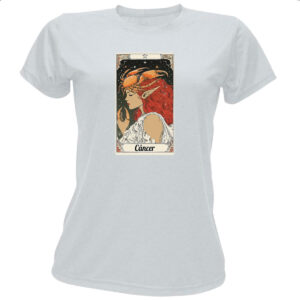 Camiseta Baby Look Carta Taro Signo Cancer