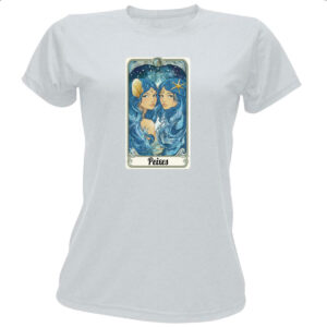 Camiseta Baby Look Carta Taro Signo Peixes