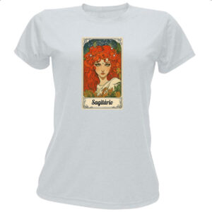 Camiseta Baby Look Carta Taro Signo Sagitario