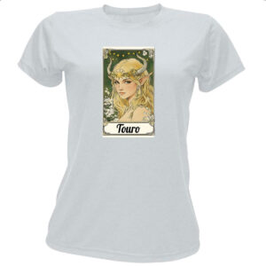 Camiseta Baby Look Carta Taro Signo Touro