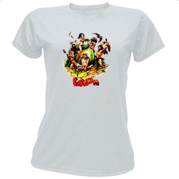 Camiseta Baby Look Nostalgia Caveman