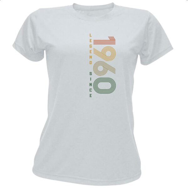 Camiseta Baby Look Legend Since 1960