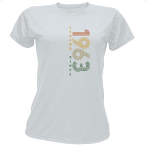 Camiseta Baby Look Legend Since 1963