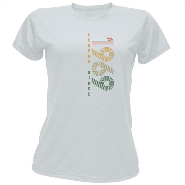 Camiseta Baby Look Legend Since 1969
