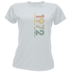 Camiseta Baby Look Legend Since 1972