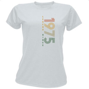 Camiseta Baby Look Legend Since 1975