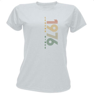Camiseta Baby Look Legend Since 1976