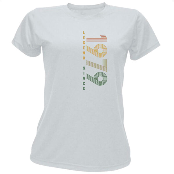 Camiseta Baby Look Legend Since 1979