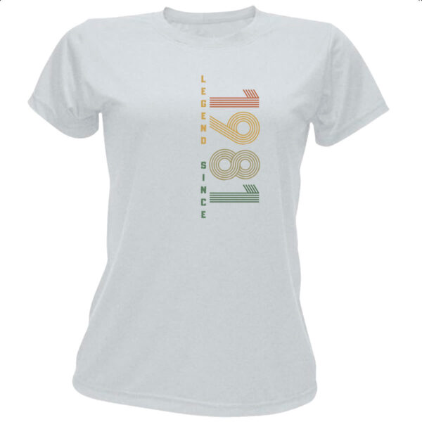 Camiseta Baby Look Legend Since 1981