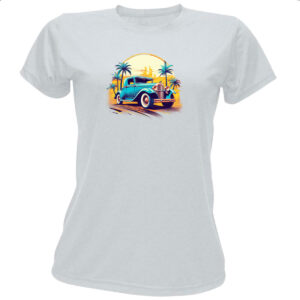 Camiseta Baby Look Vintage Carro Classico 02