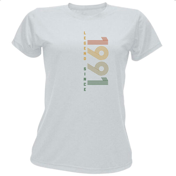 Camiseta Baby Look Legend Since 1991