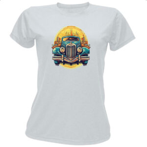 Camiseta Baby Look Vintage Carro Classico 04