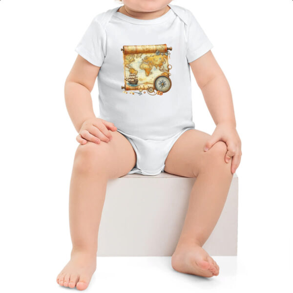 Body infantil Mapa travel art - Imagem 2