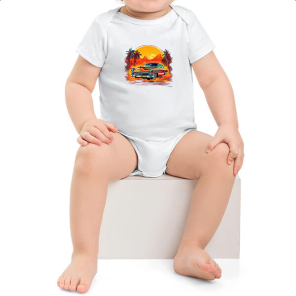 Body infantil Vintage Carro Classico 07 - Imagem 2