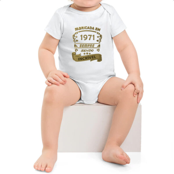 Body infantil Fabricada em 1971 sendo incrivel - Imagem 2