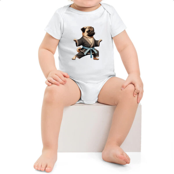 Body infantil Pug Karate - Imagem 2