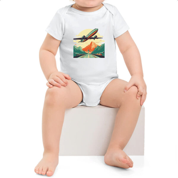 Body infantil Vintage Travel - Imagem 2