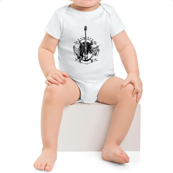 Body infantil Guitarra asas vintage - Imagem 2