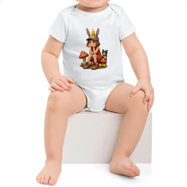 Body infantil Menina Cute Cogumelos - Imagem 2
