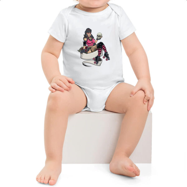 Body infantil Patinadora com cranio - Imagem 2