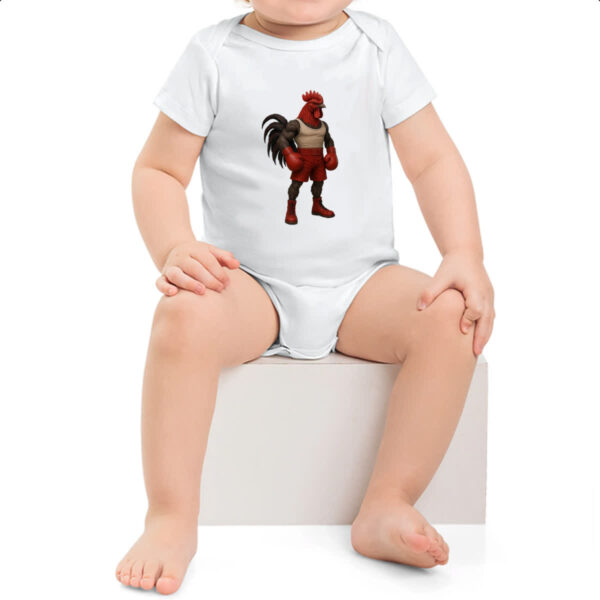 Body infantil Frango Pugilista - Imagem 2