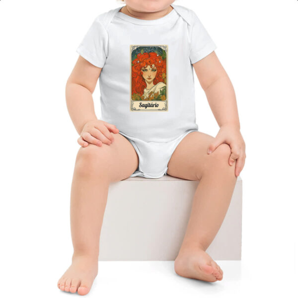 Body infantil Carta Taro Signo Sagitario - Imagem 2
