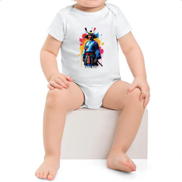 Body infantil Samurai color style art - Imagem 2