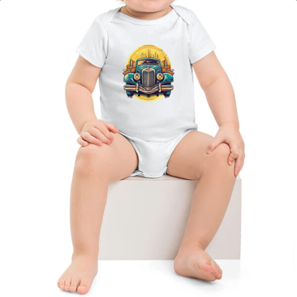 Body infantil Vintage Carro Classico 04 - Imagem 2