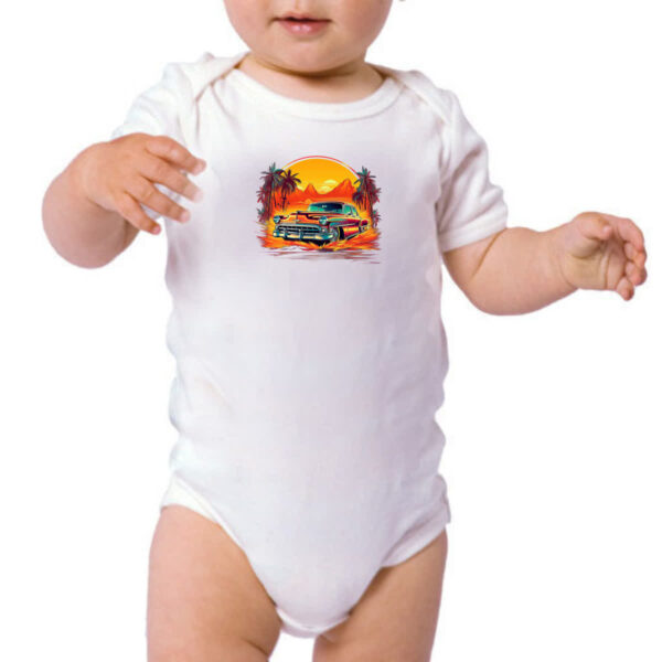 Body infantil Vintage Carro Classico 07 - Imagem 3