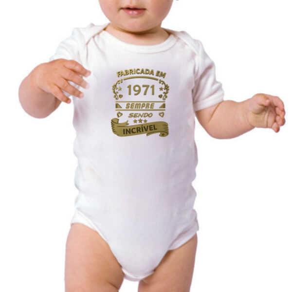 Body infantil Fabricada em 1971 sendo incrivel - Imagem 3