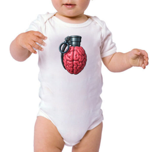Body infantil Cerebro granada - Imagem 3