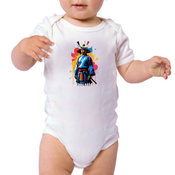 Body infantil Samurai color style art - Imagem 3