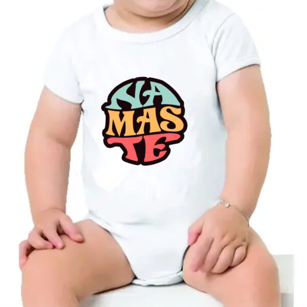 Body infantil Namaste Round Circle - Imagem 4