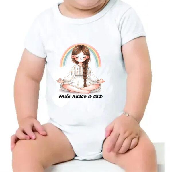 Body infantil Yoga onde nasce a paz - Imagem 4