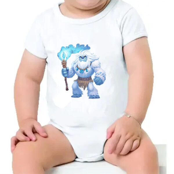 Body infantil Yeti cute inverno - Imagem 4