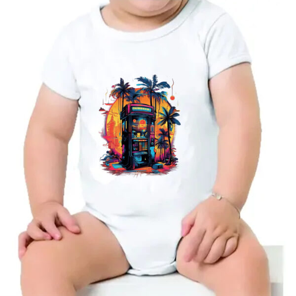 Body infantil Vintage Jukeboxes - Imagem 4