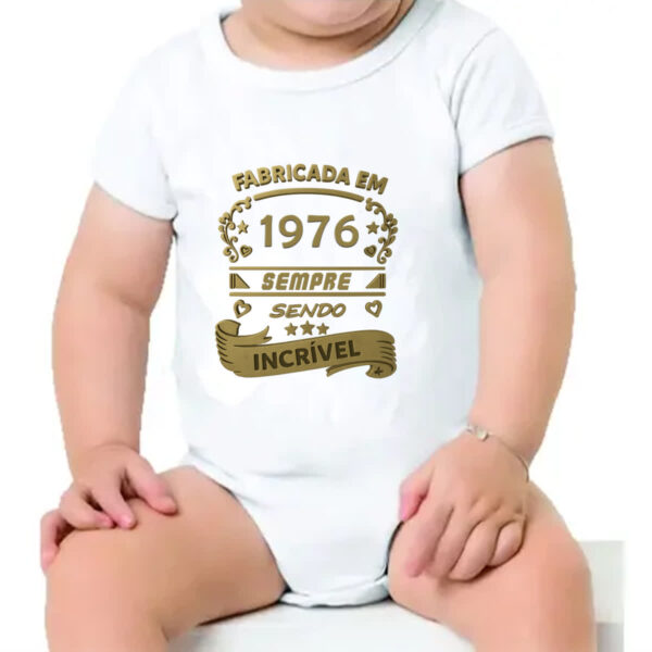 Body infantil Fabricada em 1976 sendo incrivel - Imagem 4