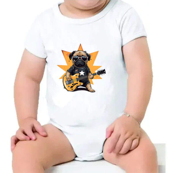 Body infantil Pug Star - Imagem 4
