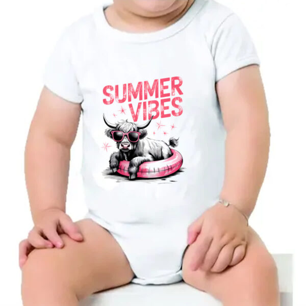 Body infantil Vaquinha Summer Vibes - Imagem 4