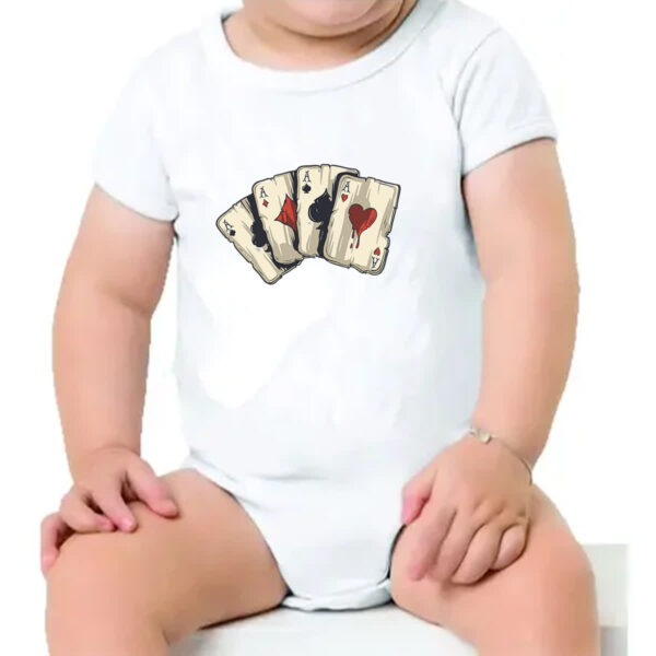 Body infantil Quadra de ases - Imagem 4