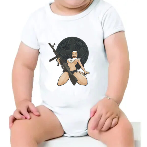 Body infantil Freira Guerrilheira - Imagem 4