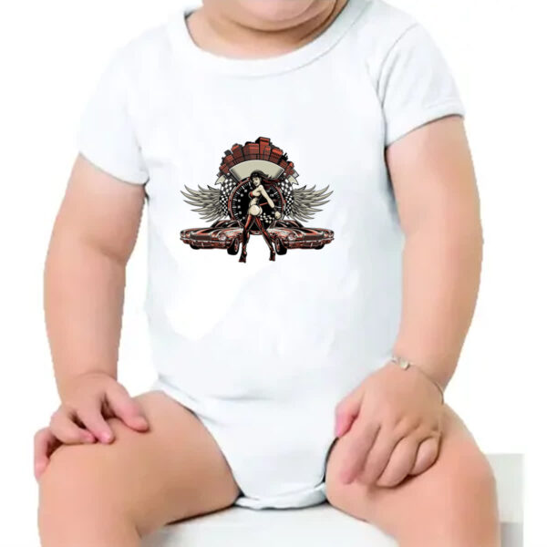 Body infantil Muscle Car Racing - Imagem 4