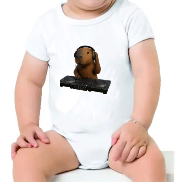 Body infantil Capivara DJ - Imagem 4